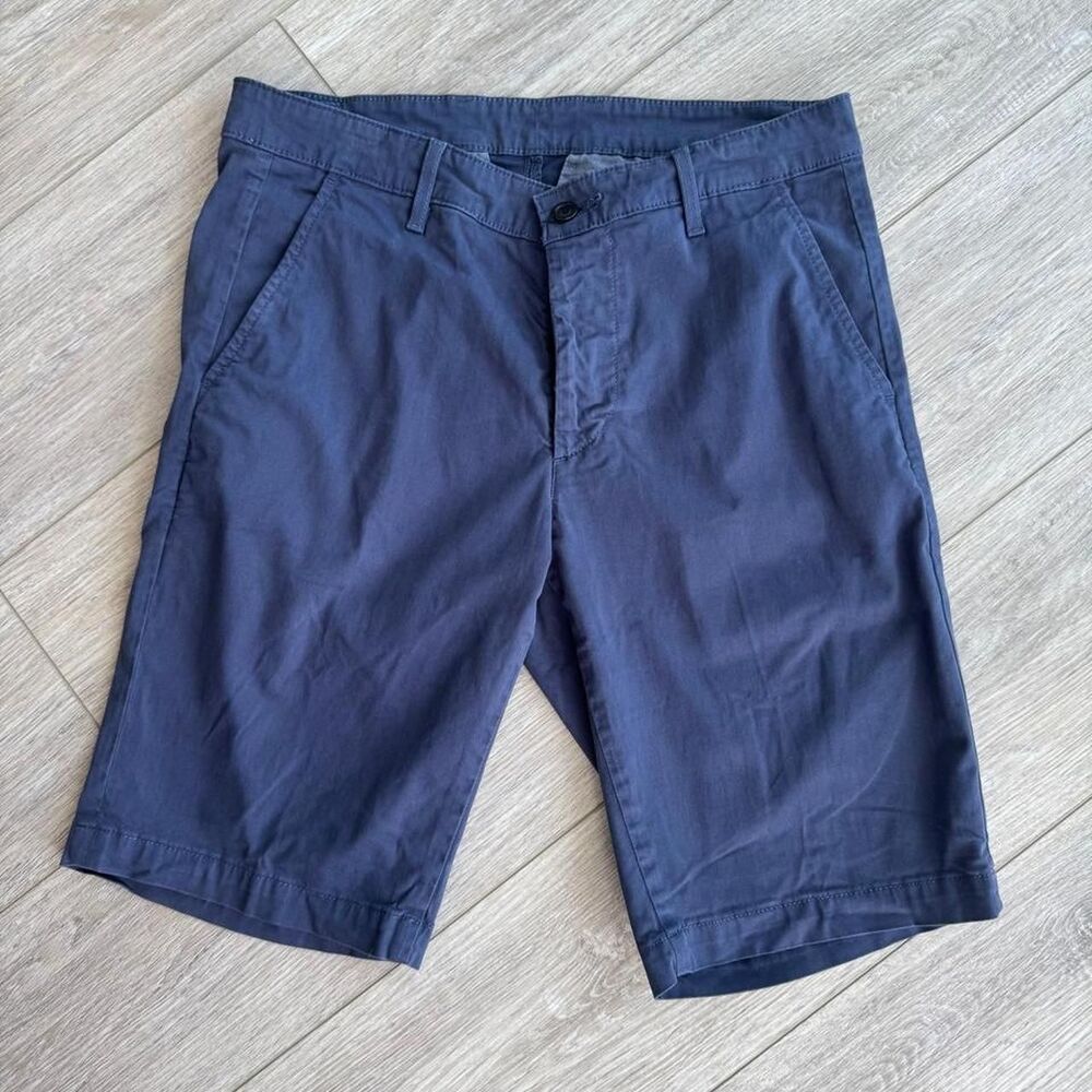 Ag-jeans Men's Navy and Blue Shorts